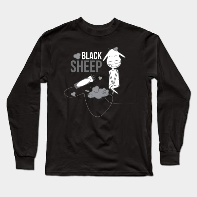 SHAVE SHEEP Long Sleeve T-Shirt by WEH